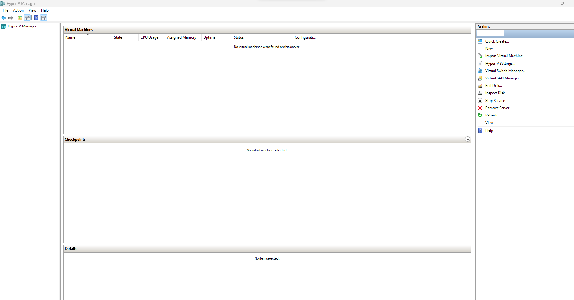HyperV - step 1