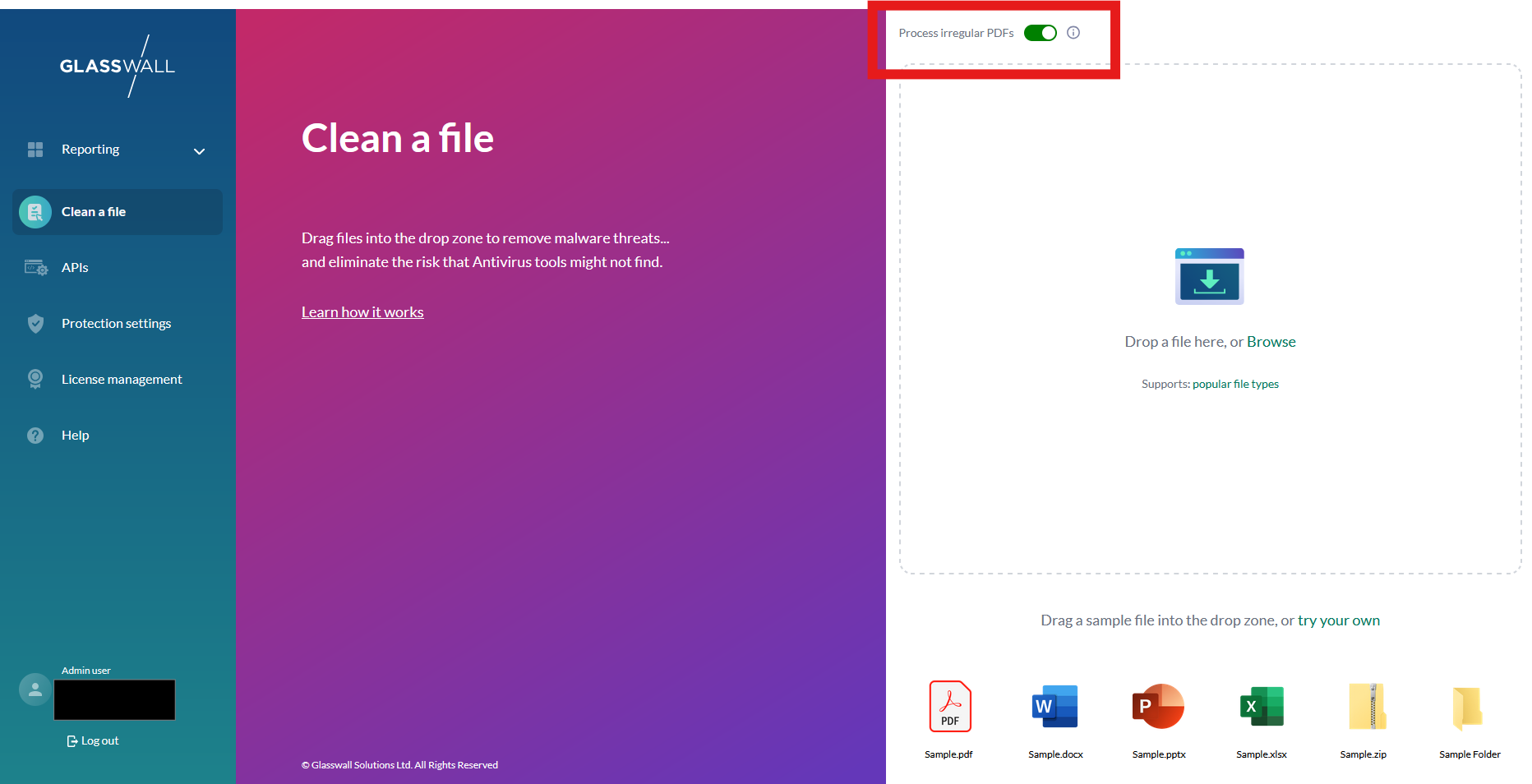 cleanfile